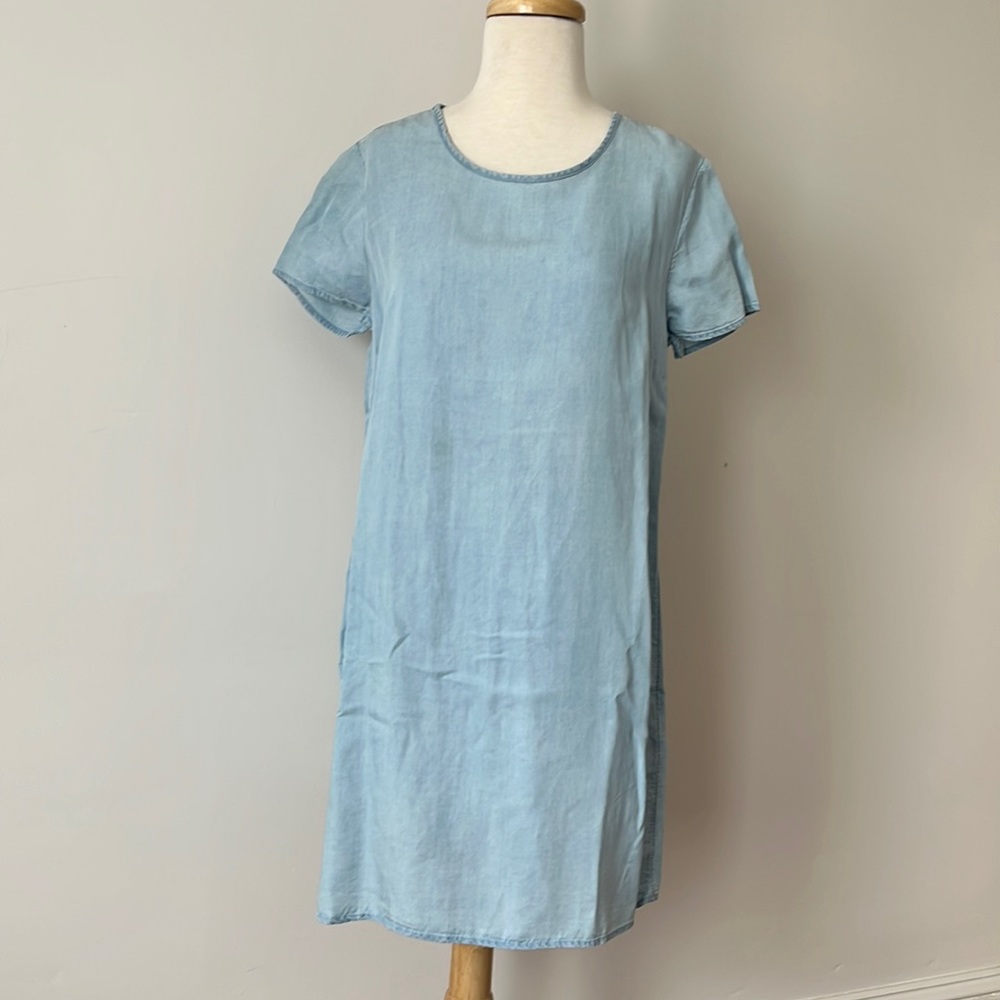 Chambray Dress. Small mark